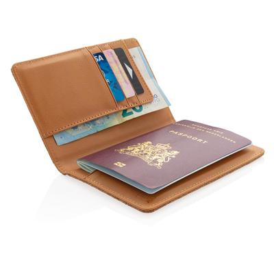 Eco kurk paspoort houder 3318 gevuld