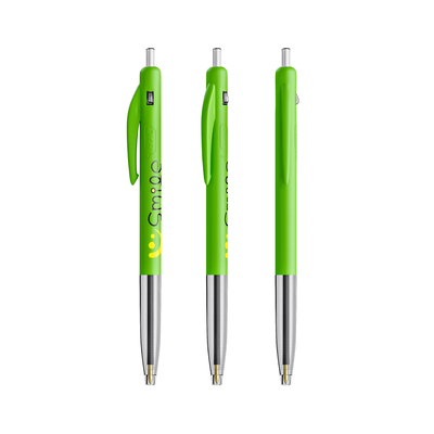1101045 bic ballpoints m10 diverse groen bedrukt