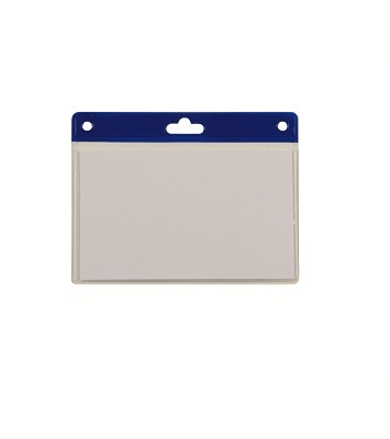 Creditcard badge reflex blauw